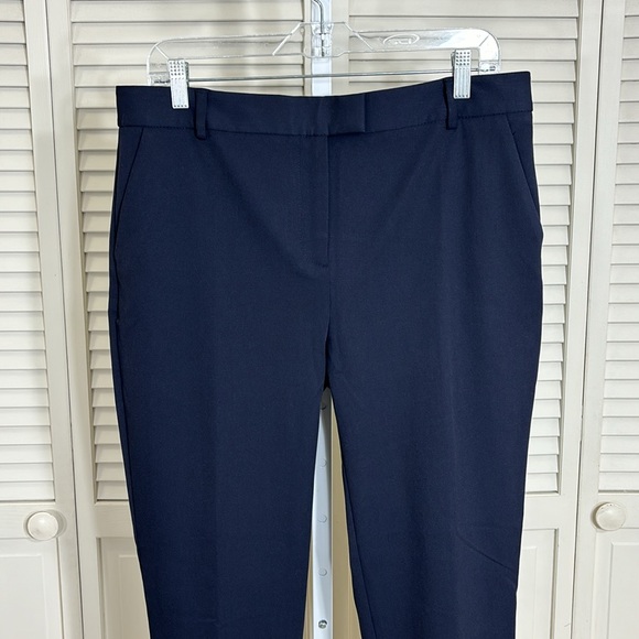 NWT Reiss Joanne Slim Navy Blue Trouser Pants Size 10 Regular - Picture 4 of 13